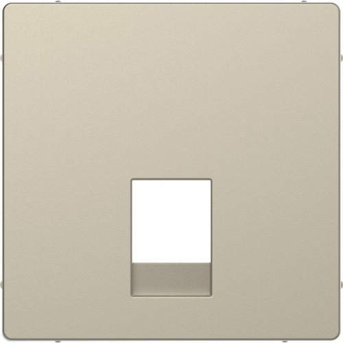 Накладка центральная Merten D-Life для розетки 2-м RJ11/RJ12 SD сахара SchE MTN4215-6033 459135