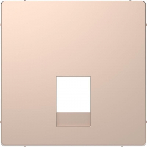 Накладка центральная Merten D-Life для розетки 2-м RJ11/RJ12 SD шампань SchE MTN4215-6051 459138