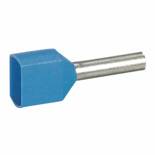 Наконечник кабельный изолир. двойн. Starfix 0.75кв.мм син. Leg 037687 245858