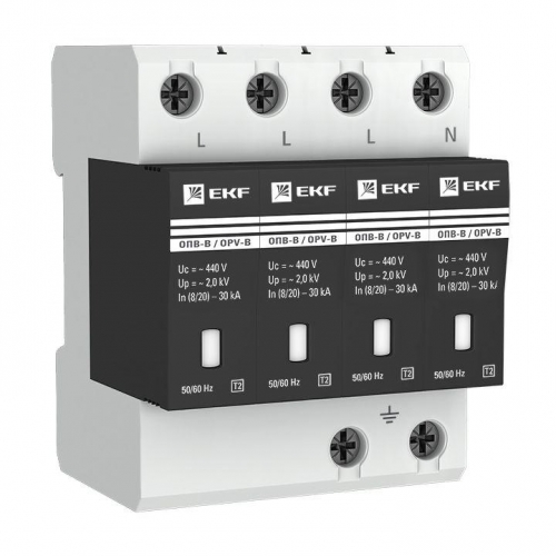 Ограничитель перенапряжения имп. ОПВ-В4 EKF opv-b4 125723