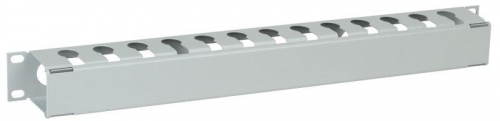 Органайзер кабельный 19 дюйм 1U с крышкой сер. ITK CO35-1MCM 484661