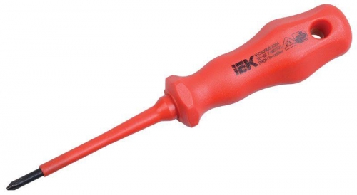 Отвертка крестовая Profi Ph0х75мм 1000В ИЭК TSC-3PH-075 306928