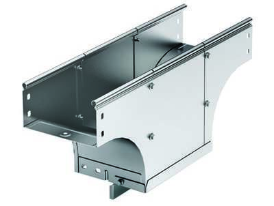 Ответвитель для лотка Т-образ. верт. TDS осн. 150 нерж. ДКС 37583INOX 269044