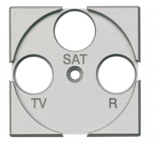 Панель лицевая для роз. TV + FM + SAT Axolute алюм. Leg BTC HC4207 1038785