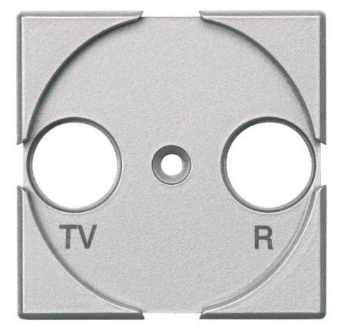 Панель лицевая для роз. TV + FM Axolute алюм. Leg BTC HC4204 1038788