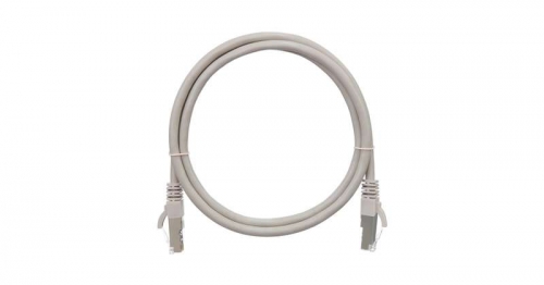 Патч-корд F/UTP 4 пары кат.5e (класс D) 100МГц 2хRJ45/8P8C BC (чистая медь) 26AWG (7х0.165мм) LSZH нг(А)-HFLTx сер. 1м NIKOMAX NMC-PC4SD55B-010-C-GY 494250