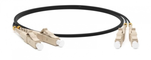 Патч-корд FC-D2-50-LC/PR-LC/PR-H-3M-LSZH-BK волоконно-оптический (шнур) MM 50/125 LC-LC 2.0мм duplex LSZH 3м черн. Hyperline 225289 514263