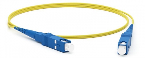 Патч-корд FC-S2-9-SC/UR-SC/UR-H-1M-LSZH-YL волок.-отп. (шнур) SM 9/125 (OS2) SC/UPC-SC/UPC 2.0мм simplex LSZH 1м Hyperline 239956 400345