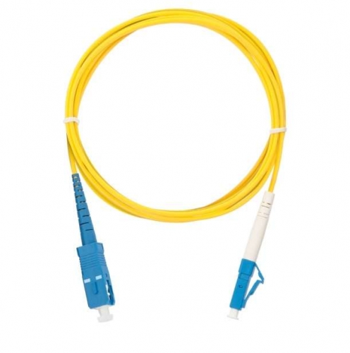 Патч-корд NMF-PC1S2C2-SCU-LCU-003 волоконно-оптический переходн. одномод. 9/125мкм стандарта OS2 SC/UPC-LC/UPC одинарн. LSZH нг(В)-HFLTx 2мм жел. 3м NIKOMAX NMF-PC1S2C2-SCU-LCU-003 494325