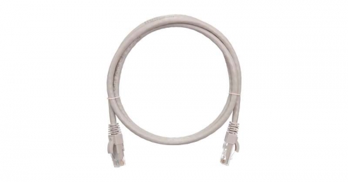 Патч-корд U/UTP 4 пары кат.6 (класс E) 250МГц 2хRJ45/8P8C BC (чистая медь) 24AWG (7х0.205мм) LSZH нг(А)-HFLTx сер. 15м NIKOMAX NMC-PC4UE55B-150-C-GY 494266