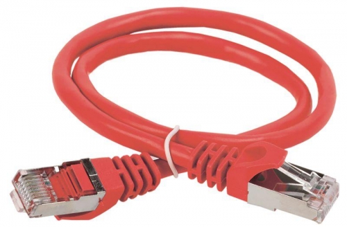 Патч-корд кат.5е FTP 1м красн. ITK PC04-C5EF-1M 410401
