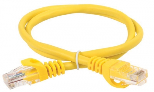 Патч-корд кат.5е UTP 3м жел. ITK PC05-C5EU-3M 410419