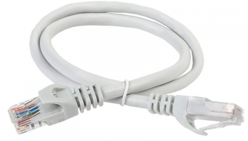 Патч-корд кат.5е UTP 7м сер. ITK PC01-C5EU-7M 360476
