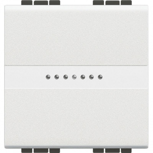 Переключатель аксиальный 1-кл 10А 2мод. Livinglight авт. клеммы бел. Leg BTC N4053M2AN 1215834