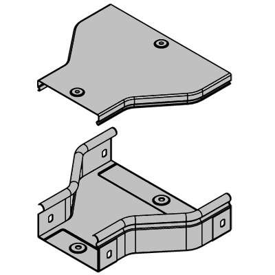 Переходник для лотка RRC симметричный 300/80 H80 ДКС 36286 92544