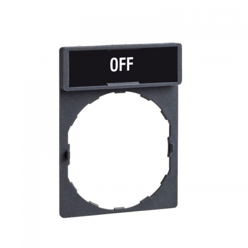 Пластина с маркир. "OFF" SchE ZBY2312 154182