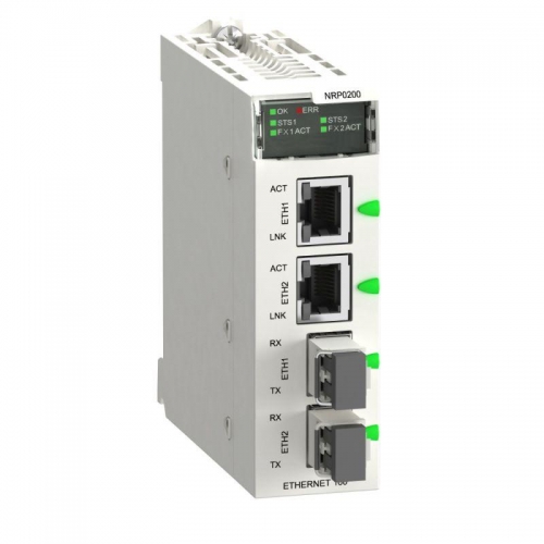 Повторитель оптоволоконный RIO в шасси Modicon X80 SchE BMXNRP0200RU 1225792