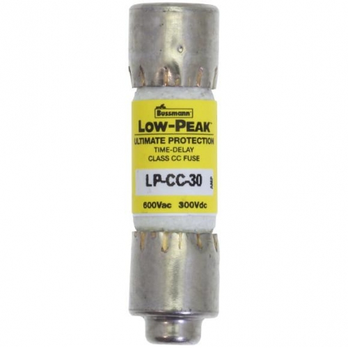 Предохранитель LOW PEAK 600В АС/300В DC TIME DELAY CC EATON LP-CC-30 1147462