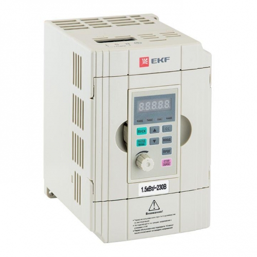 Преобразователь частоты 1.5/2.2кВт 1х230В VECTOR-100 PROxima EKF VT100-1R5-1B 447605