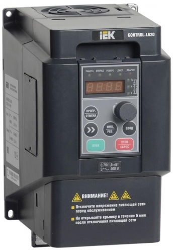 Преобразователь частоты CONTROL-L620 380В 3ф 0.75-1.5кВт ИЭК CNT-L620D33V0075-015TE 415826