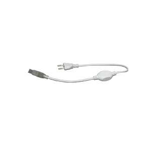 Провод электрический UCX-Q220 SP2/A67-NNN WHITE 1 STICKER для подключения монохромных светодиодных лент ULS-3528/2835 сетевого напряжения к сети 220В 7х10мм. Uniel 10967 484752