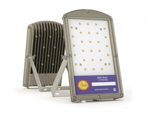 Прожектор LP01-040-W80-220VAC-IP65 "Turtle" LED 40Вт IP65 5000К 80град. АТОН LP01040W80220VACIP65 240856