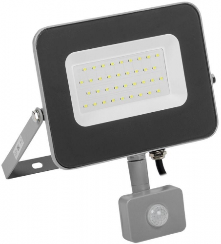 Прожектор СДО 07-30Д LED 30Вт IP44 6500К с датчиком движ. сер. ИЭК LPDO702-30-K03 444216