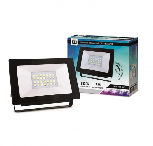 Прожектор СДО-5-20 серия PRO LED 20Вт IP65 6500К 1500лм LLT 4690612005362 438198