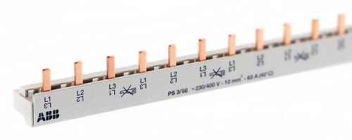 Разводка шинная 3ф PS3/60 Comp(PIN) ABB 2CDL230001R1060 25242