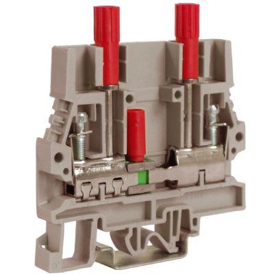 Разъединитель тестовый SCB.6/DDGR для вольтметра 6кв.мм сер. ДКС ZSB210GR 1009098