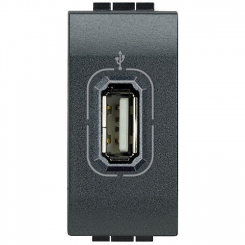 Разъем USB LivingLight антрацит Leg BTC L4285 1041351