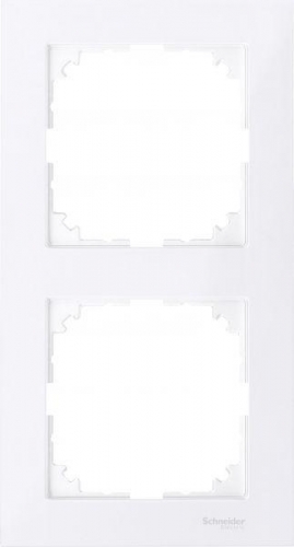 Рамка 2-м M-Pure бриллиантовый бел. SchE MTN4020-3625 1126634