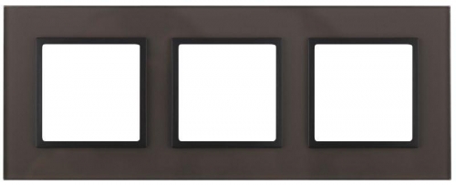 Рамка 3-м 14-5103-32 стекло Elegance розовый+бел. ЭРА Б0034522 1232116
