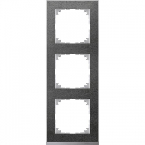 Рамка 3-м M-Pure Decor сланец/алюм. SchE MTN4030-3669 1126641