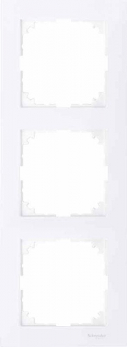 Рамка 3-м M-Pure бриллиантовый бел. SchE MTN4030-3625 1126644
