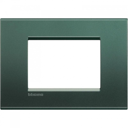 Рамка 3мод. LivingLight прямоугол. зел. шелк Leg BTC LNA4803PK 1041731
