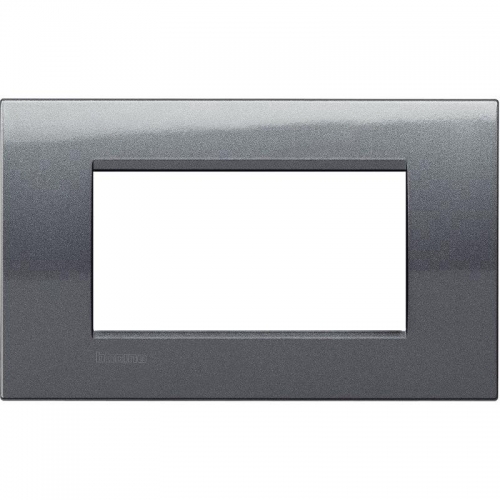 Рамка 4-м LivingLight "Сталь" Leg BTC LNA4804AC 1215797