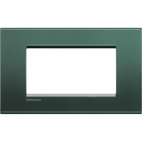 Рамка 4мод. LivingLight прямоугол. зел. шелк Leg BTC LNA4804PK 1041777