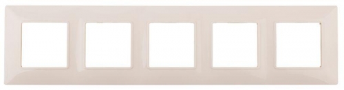 Рамка 5-м 14-5005-02 Elegance сл. кость ЭРА Б0034406 1232058