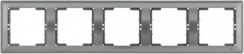 Рамка 5-м BOLERO РГ-5-БА горизонт. антрацит ИЭК EMB50-K95 1233604