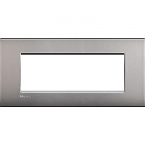 Рамка 7мод. Air LivingLight матовый никель Leg BTC LNC4807NK 1041434