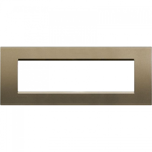 Рамка 7мод. LivingLight прямоугол. корич. шелк Leg BTC LNA4807SQ 1041802