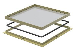 Рамка кассетная RK 282х282х25мм латунь RK M2 25 OBO 7405856 1138703