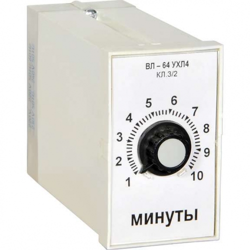 Реле времени ВЛ-64 24В (0.3-3сек.) Реле и Автоматика A8011-76911816 227663