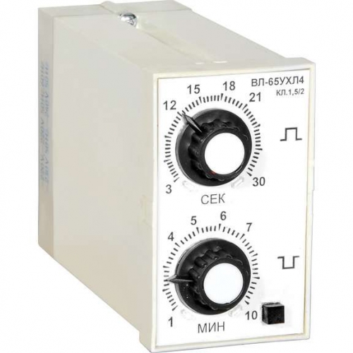 Реле времени ВЛ-65 110/220В (имп. 1-10с пауза 1-10с) РЭЛСИС A8011-76912073 56789