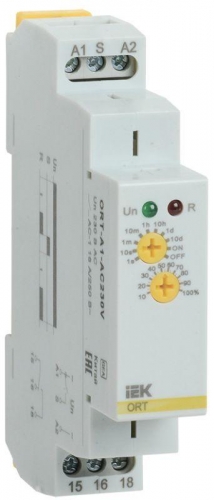 Реле задержки включения ORT 1 конт. 230В AС ИЭК ORT-A1-AC230V 463841