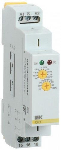 Реле задержки выключения ORT 1 конт. 230В AС ИЭК ORT-B1-AC230V 463845