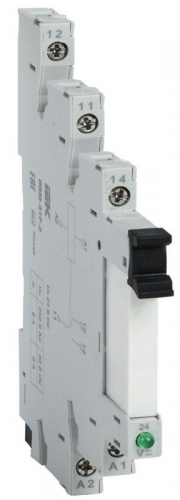 Реле интерфейсное ORM 2 1NO+1NC 24В DC ИЭК ORM-41F-2 463905