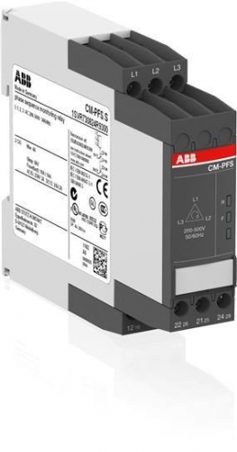 Реле контроля напряжения CM-PFS.S 3х200-500В AC 2ПК винтовые клеммы ABB 1SVR730824R9300 273428