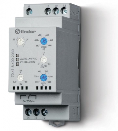 Реле контроля фаз Finder 704184002030 461456